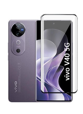 Screen Protector for vivo V40 5G Tempered Glass, 3D Curved Edge 9H Hardness High Definition Clear Scratch Resistant Bubble Free Anti-Fingerprints, Easy Installation - pzsku/Z01247DFCFC90F8C899F8Z/45/_/1728380786/176d5c71-02ee-4348-b53f-637fe65108c0