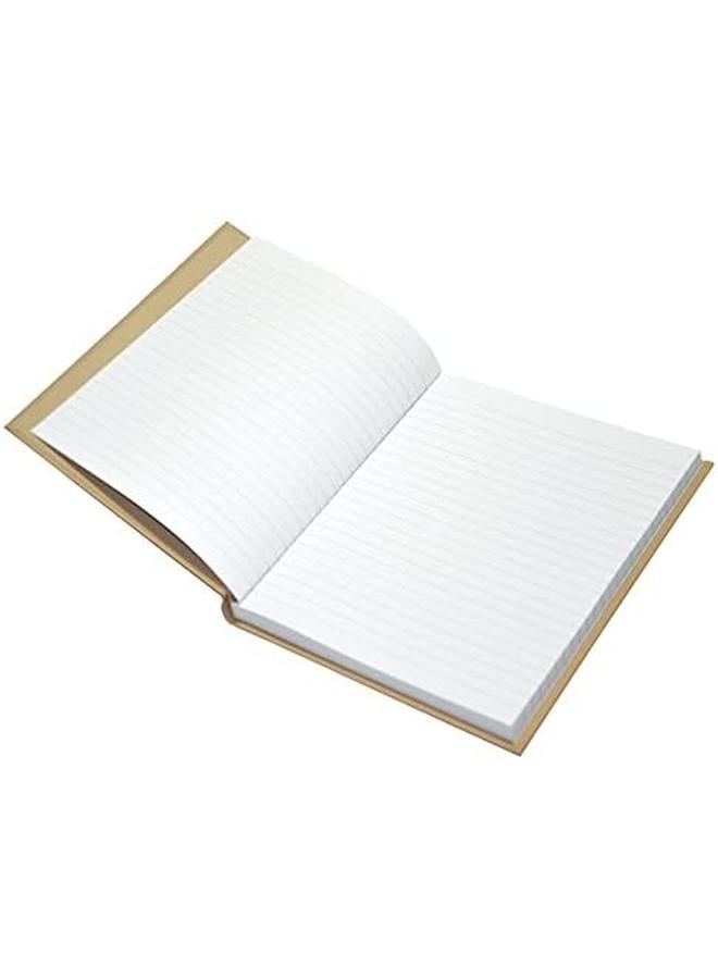 FIS Linba41805 Single Line 100 Sheets Hard Cover Notebook 5 Pieces A4Size - Image 3