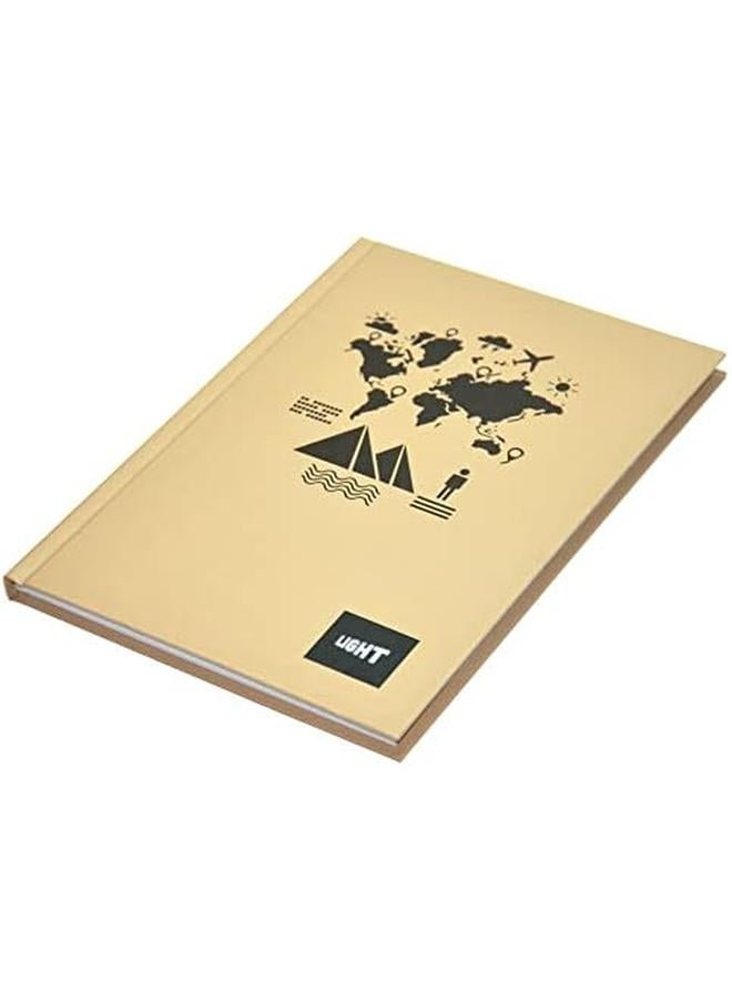 FIS Linba41805 Single Line 100 Sheets Hard Cover Notebook 5 Pieces A4Size - Image 2
