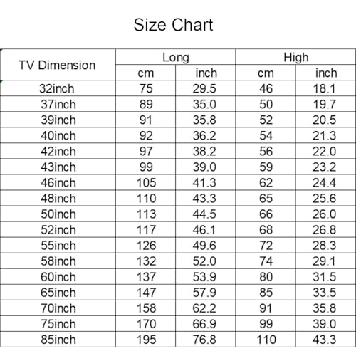 Jonscart Indoor Elastic TV Screen Dust Proof Cover Protection Monitor Slipcover for 32-85inch TV Strechable Fabric Easy to use (Beige,75 inches) - Image 4