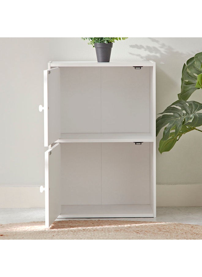 Home Box - Vanilla Junior 2-Door Storage Unit 29.8 x 60 x 41 cm - Image 1