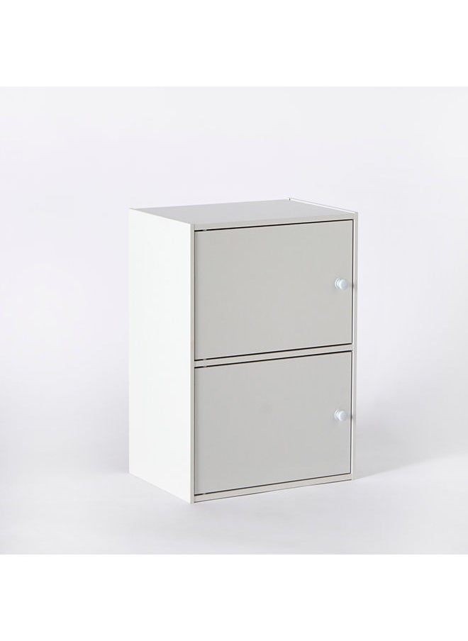 Home Box - Vanilla Junior 2-Door Storage Unit 29.8 x 60 x 41 cm - Image 1