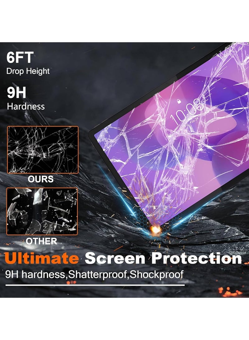 General 2Pack Screen Protector for Lenovo Idea Tab Pro 12.7-inch 2025, Full Coverage 9H Glass Film, HD Transparent Scratch Resistant, Bubble Free Shock ResistantFor Lenovo Idea Tab Pro 2025  - Image 2