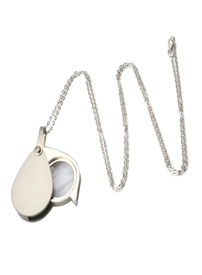 Zaagot Retro Utility Lens Necklace 10X Magnifier Inspection Coin Glass Pendant Fashion Jewelry for Women Men - Image 1