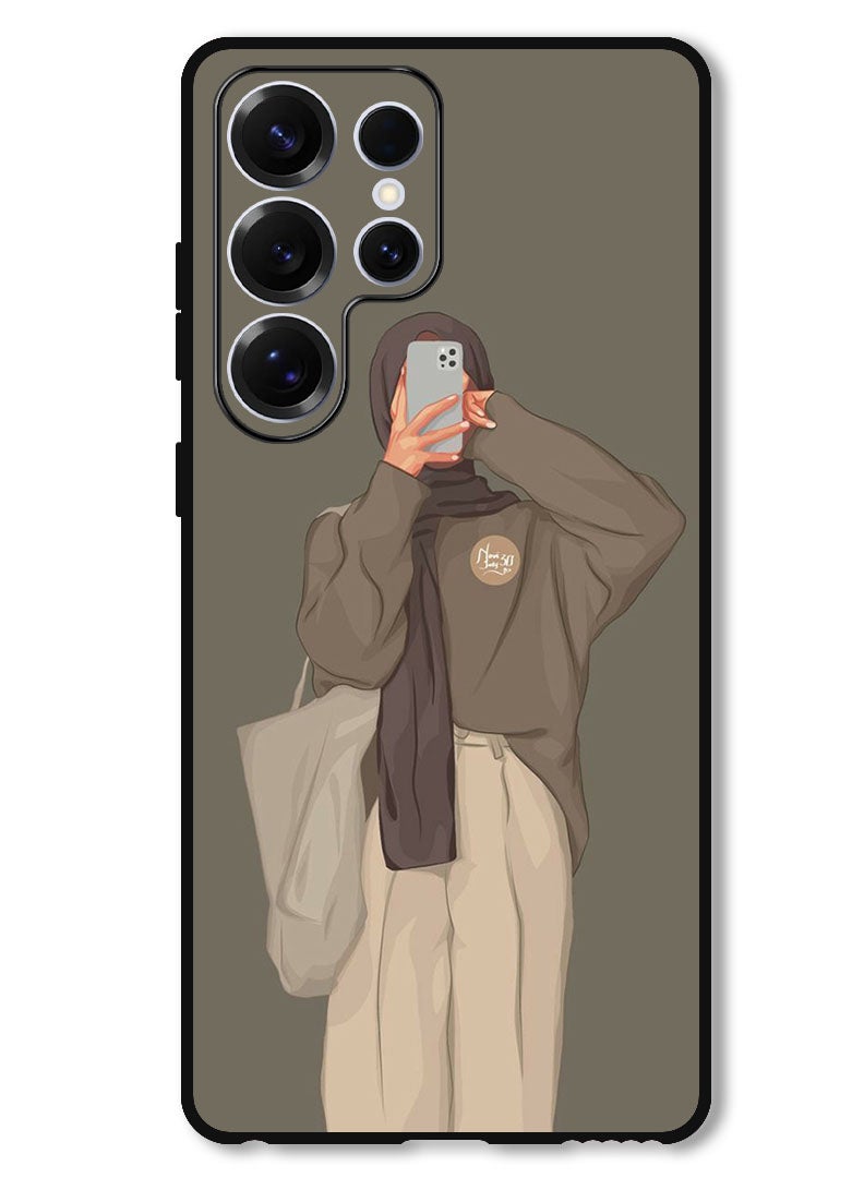 Theodor Protective Case Anti Scratch Shock Proof Bumper Cover For Samsung Galaxy S25 Ultra Girl Taking Picture - Image 1