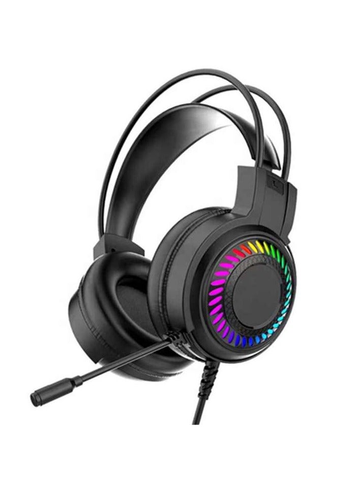 ار جي بي سماعة رأس سلكية للألعاب G103 مزودة بميكروفون وسماعات صوت محيطي ثلاثية الأبعاد - Image 2