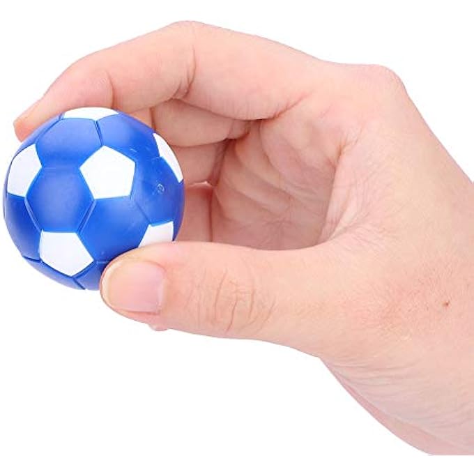 Domary 8 Mini Soccer Ball Tabletop Soccer Ball, 36mm Table Soccer, Footballs Replacement Balls with Bright and Colorful Plastic Soccers, Never Fading Colors, Endless Fun for Kids, - Image 3