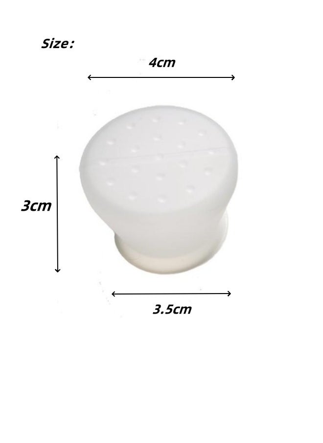 Generic 8 pcs Chair Leg Floor Protectors,Bar stools Leg Protectors Caps,Dining Room Table Chair Leg Protectors for Hardwood Floors, Chair Leg Covers Silicone Felt Furniture Pads  - Image 2