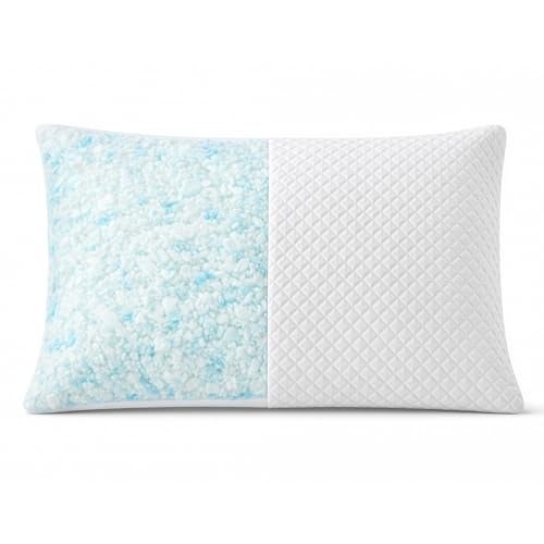 MY ARMOR Adjustable Shredded Memory Foam Pillow with Extra Filling | 350 GSM Antimicrobial Cover | 17" x 27" - 1 Piece - Image 1