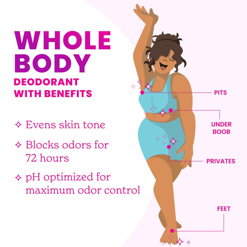 Lume Whole Body Deodorant - Invisible Cream Tube - 72 Hour Odor Control - Aluminum Free, Baking Soda Free, Skin Safe - 3.0 ounce (Pack of 3) (Toasted Coconut, Soft Powder & Clean Tangerine) - Image 2