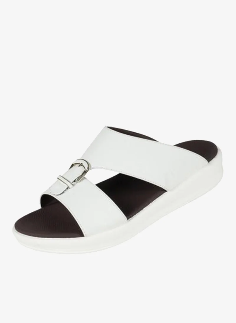 008-3706 Barjeel Uno Mens Arabic Sandals 6878-M122 White