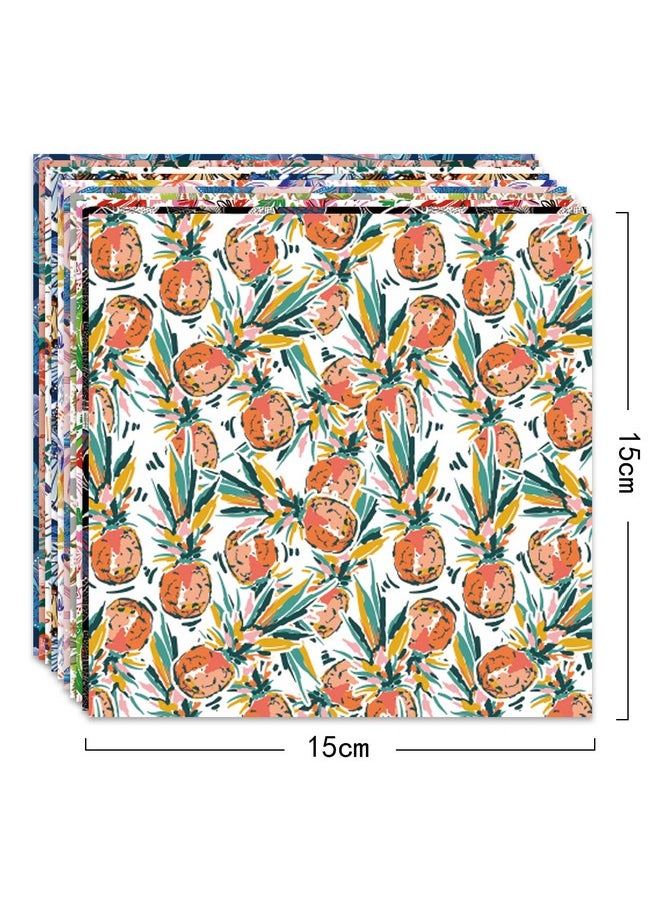 Qianshan Origami Paper Kit 50 Sheets 6 Inch Square Double Sided Color 10 Vivid Colors For Hand Crafts Origami Paper Arts Creativity.Flowers And Birds  - Image 3