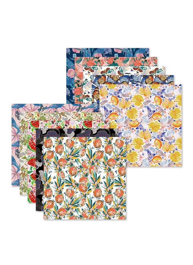 Qianshan Origami Paper Kit 50 Sheets 6 Inch Square Double Sided Color 10 Vivid Colors For Hand Crafts Origami Paper Arts Creativity.Flowers And Birds  - Image 2