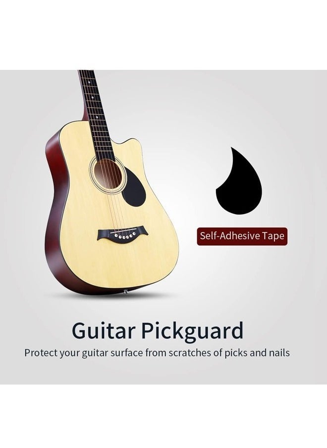 Kabat 38 inch Beginner Acoustic Guitar Natural Basswood Cutaway Guitarra Starter Kit with Gig Bag Stap Learning Book Strings Strap Tuner Picks Capo Cleaning Cloth  - Image 5
