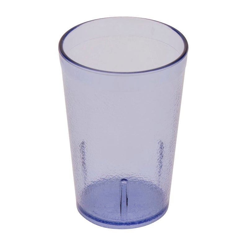 Get G.E.T. 6608-1-BL-EC Heavy-Duty Plastic Restaurant Tumblers, 8 Ounce, Blue (Set of 4) - Image 1