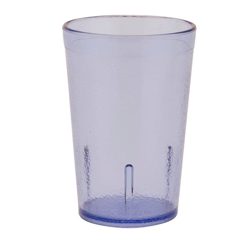 Get G.E.T. 6608-1-BL-EC Heavy-Duty Plastic Restaurant Tumblers, 8 Ounce, Blue (Set of 4) - Image 2