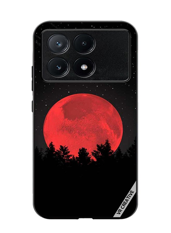 VR CREATIVE Protective Case Cover For Xiaomi Poco X6 Pro Bloody Moon Design Multicolour - Image 1