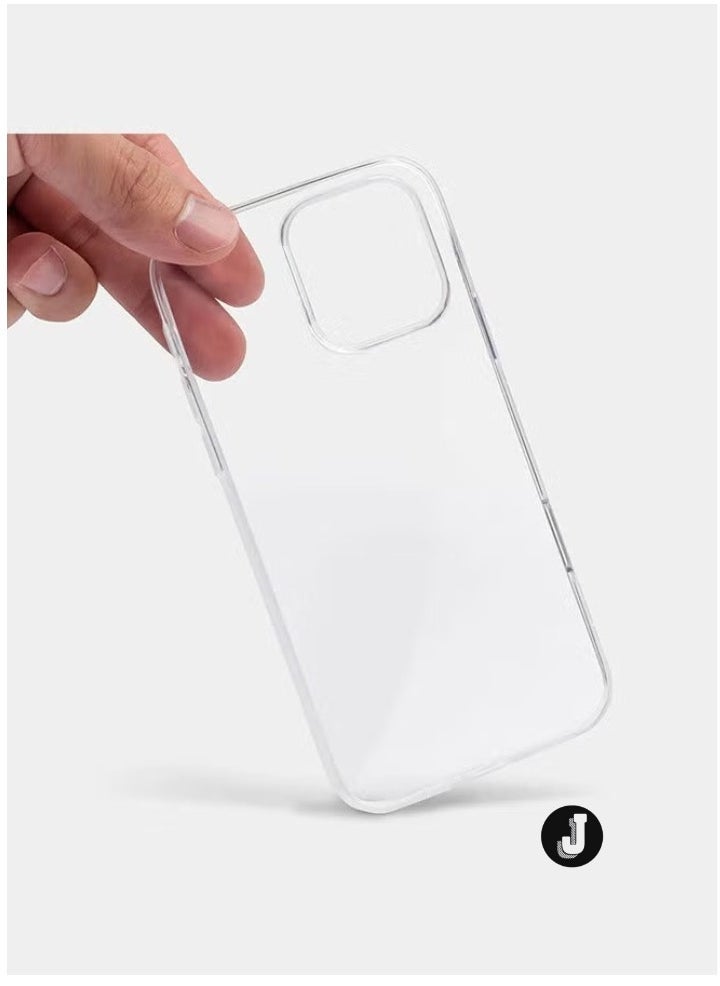 JAJEEK "New iPhone 16 Pro Max Clear Case – Ultra Slim TPU, Shockproof, Anti-Yellowing, Scratch-Resistant Case Cover" - Image 4
