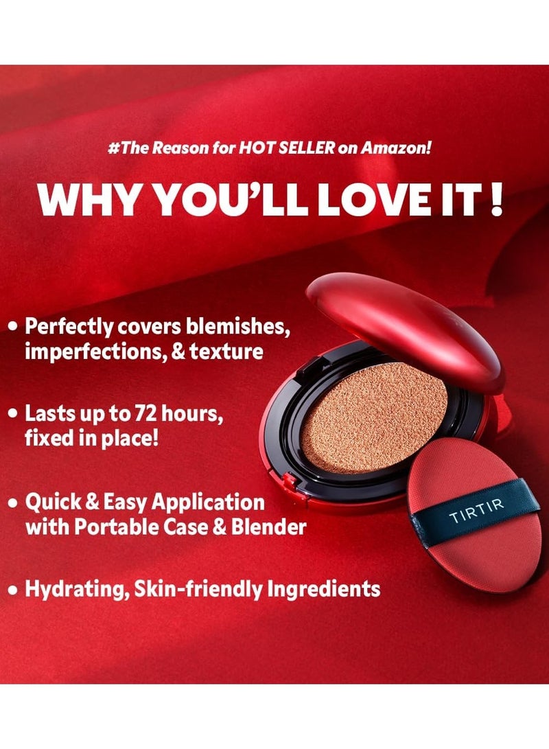 ترتر تيرتير ماسك فيت ريد كوشن رقم 21N آيفوري 0.63 أوقية (18 جرام) – تغطية كاملة - Image 4