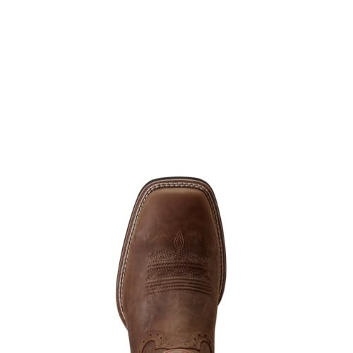 ARIAT Mens Sport Wide Square Toe Western Boot Distressed Brown 12 - Image 5