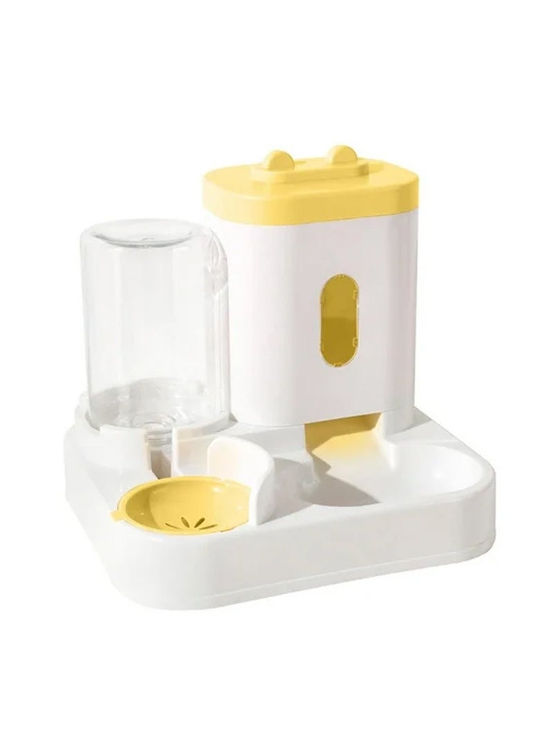 جهاز تغذية تلقائي للحيوانات الأليفة 2 في 1، ووعاء تغذية القطط، وموزع مياه، ووعاء للشرب - Image 1