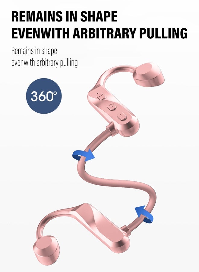 بيوينتي سماعات رأس لاسلكية بتقنية التوصيل العظمي، خفيفة الوزن، مع التحكم الصوتيnnعمر بطارية طويل، قابلة للاقتران مع عدة أجهزةnnمزودة بميكروفون مدمج، مصممة للمقاومة المائية - Image 5