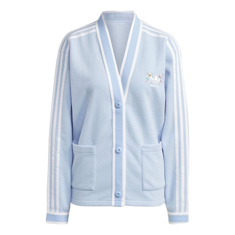 (WMNS) adidas Windbreaker Cardigan 'Blue'