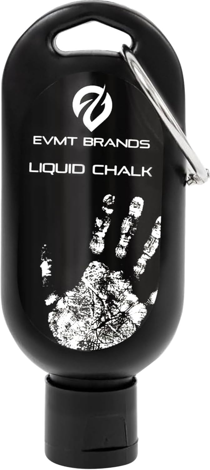 EVMT Brands Liquid Chalk, Mess Free Gym Chalk for Weightlifting, Gymnastics, Rock Climbing, Dancing. Sweat Resistant and Long Lasting for Stronger Grip. Package May Vary. - Image 1