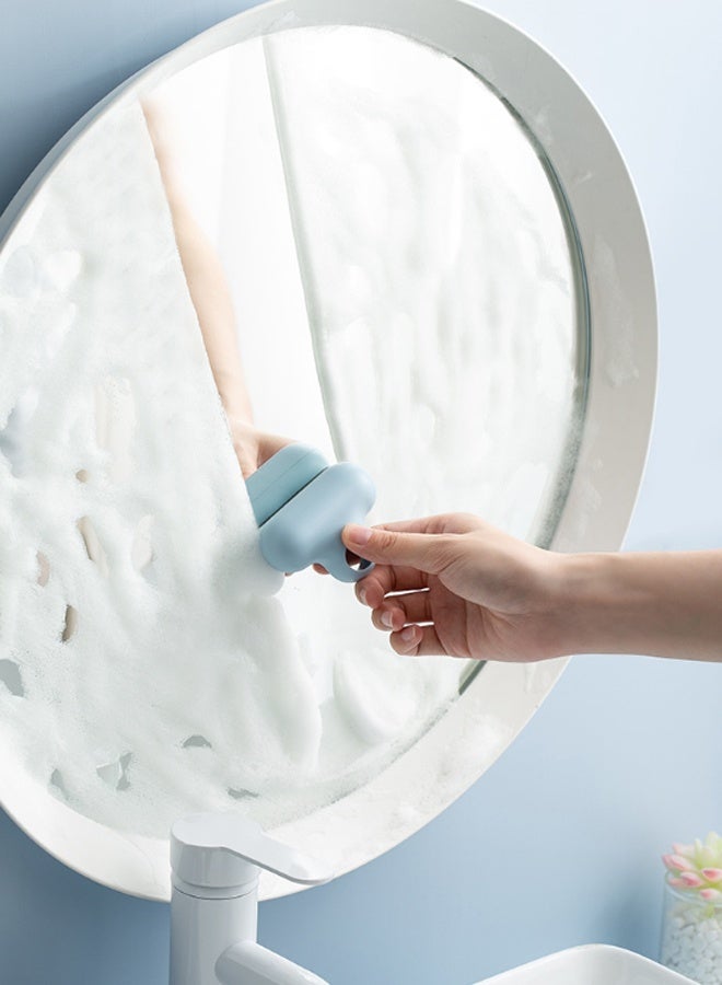 HOMESTAR 3 Pcs Mini T-Shaped Silicone Mirror Wiper & Glass Cleaner (White) - Reusable Scratch-Resistant Glass Cleaner for Home & Travel Portable Cleaning Tool - Image 4