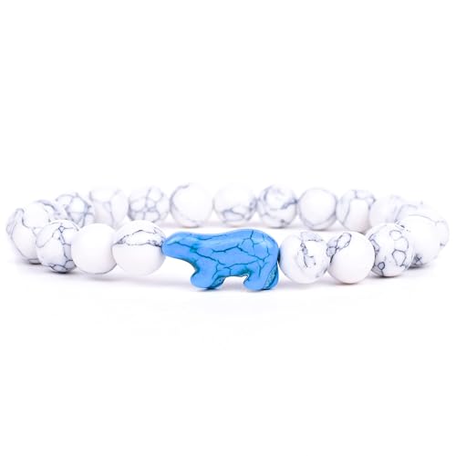 Fahlo Polar Bear Tracking Bracelet, Elastic, supports Polar Bears International, one size fits most for Men and Women (Arctic White) - Image 1