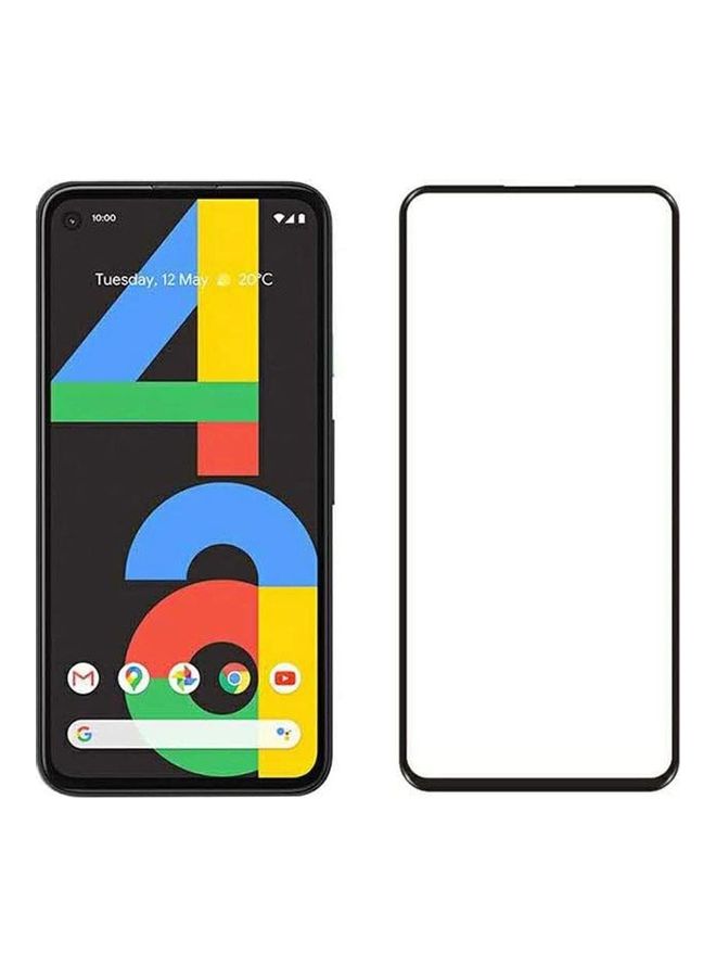 NIBEMINENT Full Coverage Tempered Glass For Google Pixel 4a Clear - Image 1
