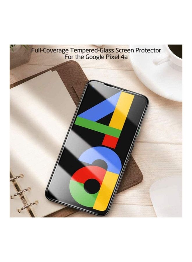 NIBEMINENT Full Coverage Tempered Glass For Google Pixel 4a Clear - Image 5