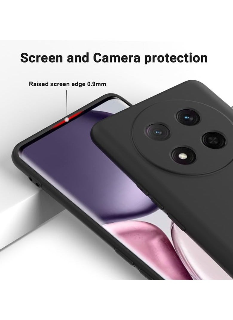 Honor X9C Case Soft Flexible Slim Fit TPU Back Cover Matt Black Protective Case with Camera Protection Designed for Honor X9C  - Image 3