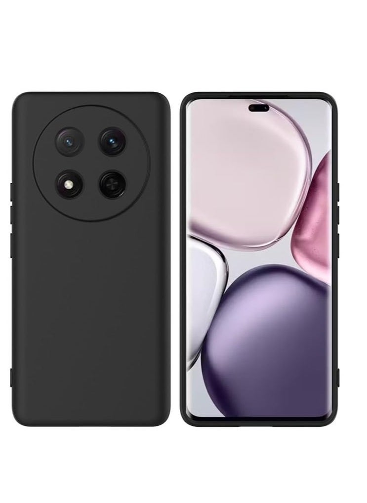 Honor X9C Case Soft Flexible Slim Fit TPU Back Cover Matt Black Protective Case with Camera Protection Designed for Honor X9C  - Image 2