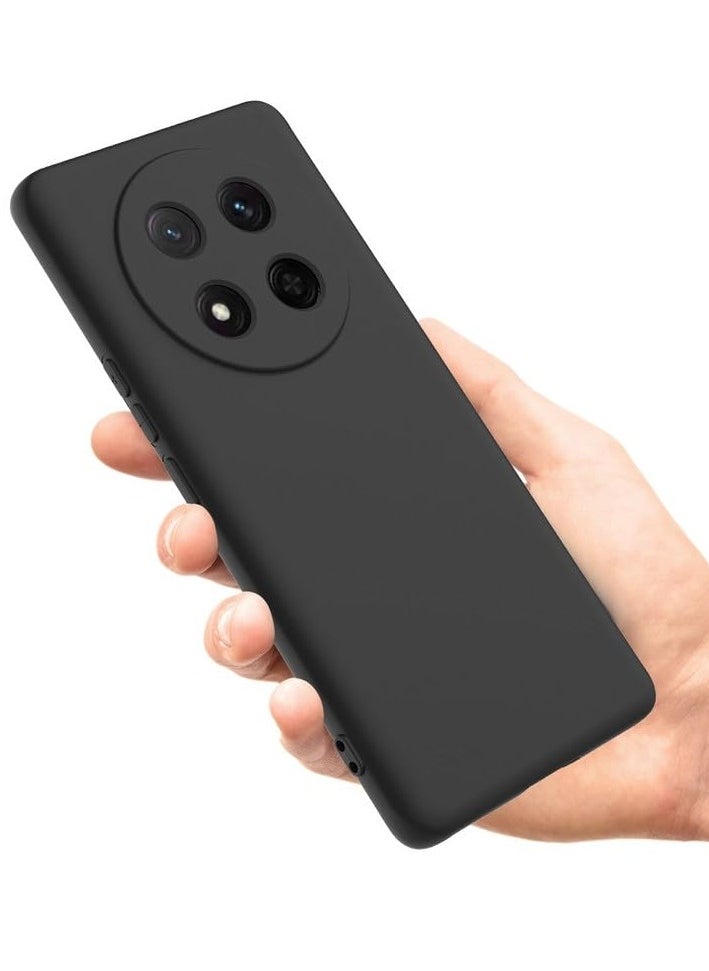 Honor X9C Case Soft Flexible Slim Fit TPU Back Cover Matt Black Protective Case with Camera Protection Designed for Honor X9C  - Image 1