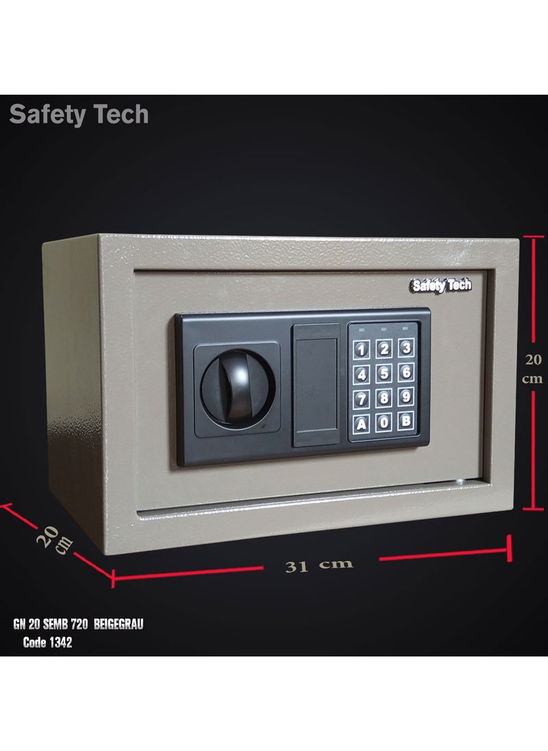 Safety Tech Electronic safe with password + 2 keys from Safety Tech  - Image 2