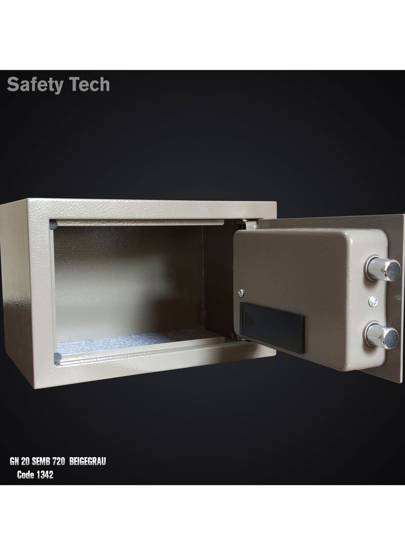 Safety Tech - Electronic safe with password + 2 keys from Safety Tech - Image 1
