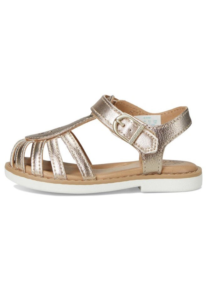 Stride rite Unisex-Child Sr Renee Sandal, Gold, 10 Little Kid - Image 4