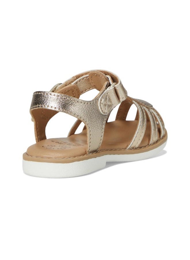 Stride rite Unisex-Child Sr Renee Sandal, Gold, 10 Little Kid - Image 5