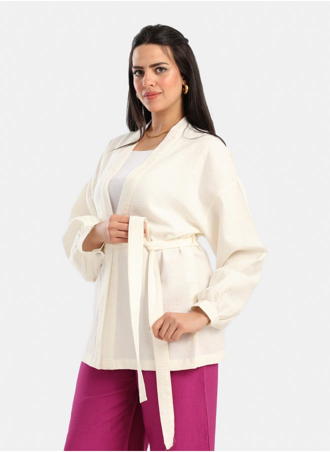 Carina Tencel Open Front Cardigan  - Image 1