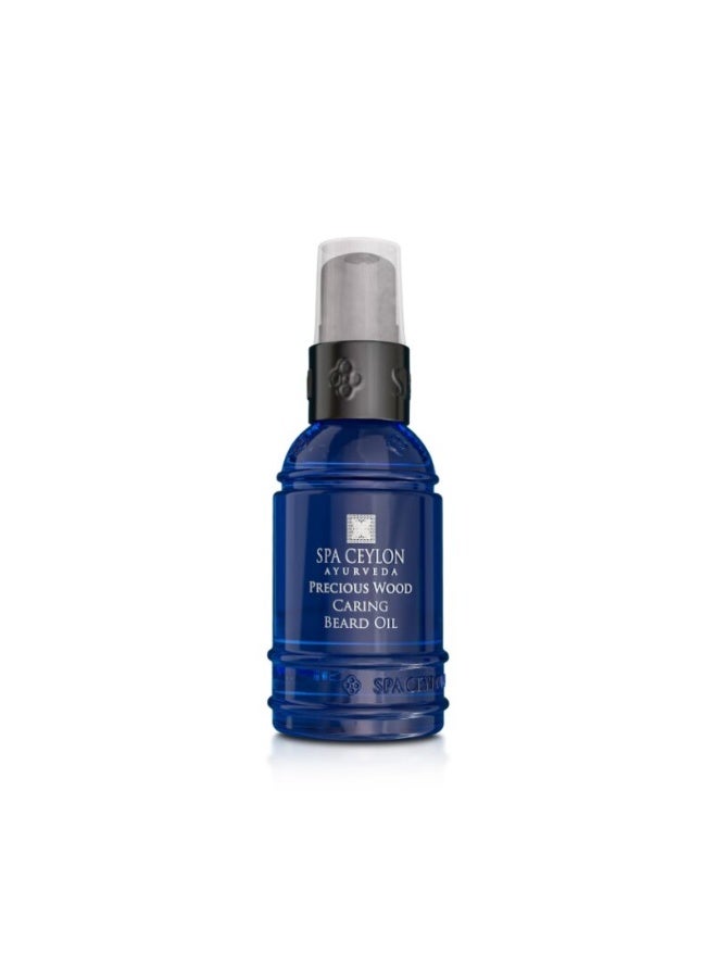 SPA CEYLON Precious Wood Caring Beard Oil | Moisturizer | Natural Ingredients | Beard Oil for Grooming | Ayurveda | 30ml - Image 2