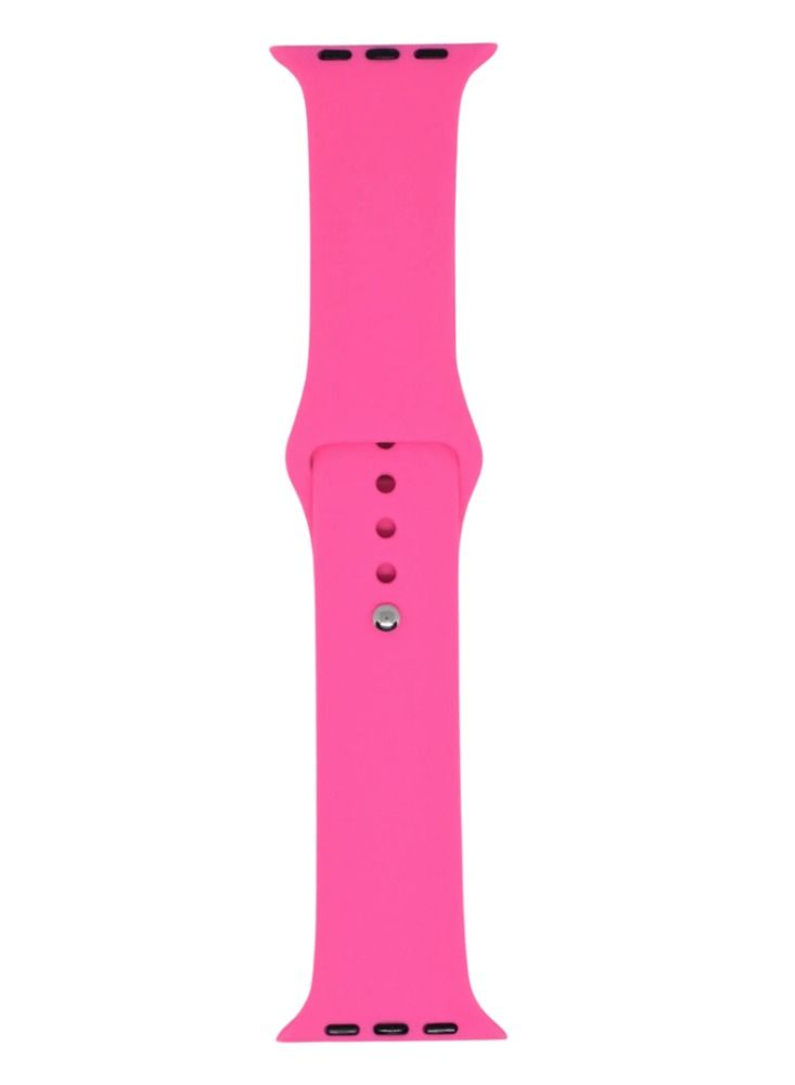 BORTONY Universal 42/44mm Silicone Replacement Watch Strap For Apple Series 7/6/5 - Image 1