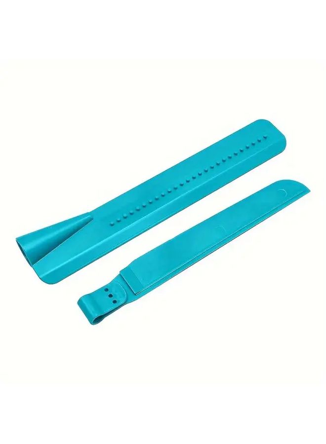 Blue Adjustable Cake Scraper and Smoother Heavy Duty Ergonomic Handle for Frosting - Image 5
