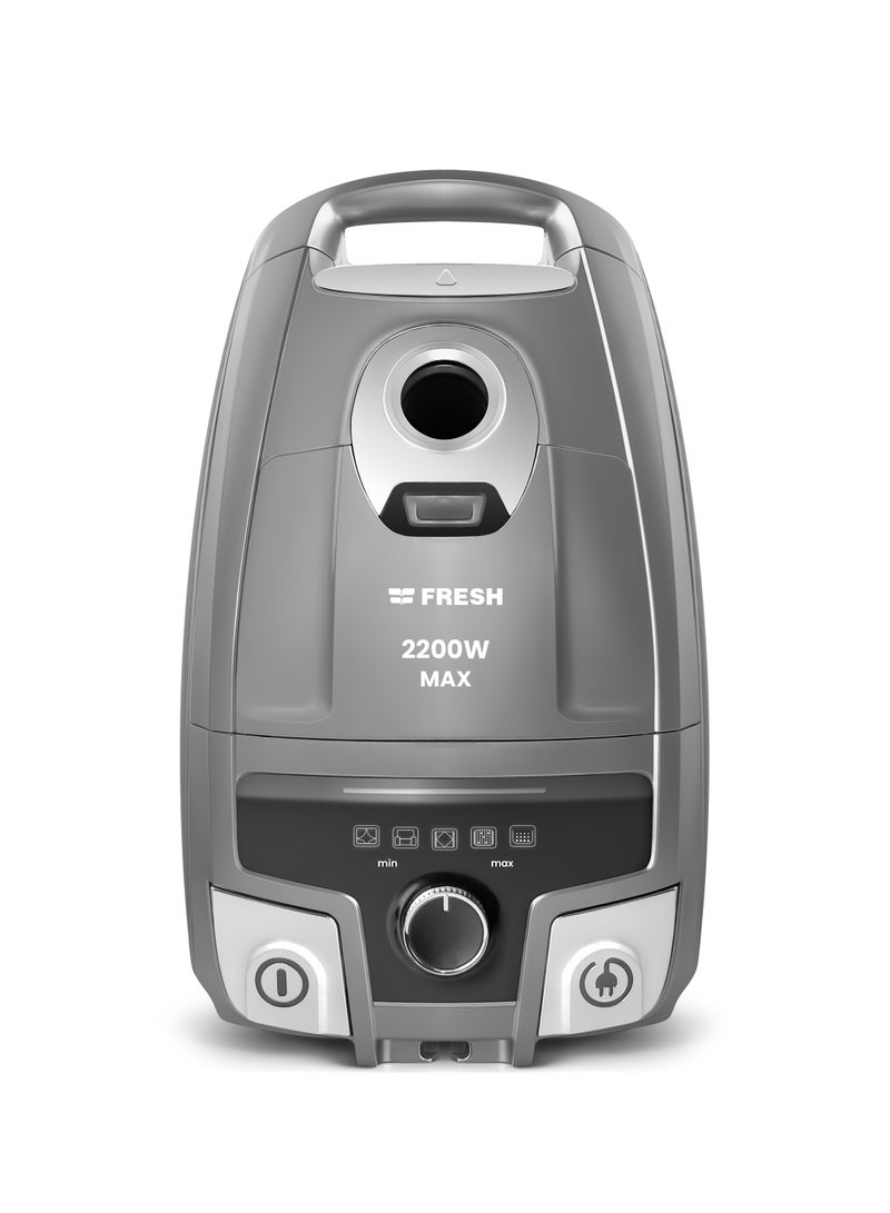 فريش فاكيوم ماكس رمادي غامق/ذهبي 2200 وات