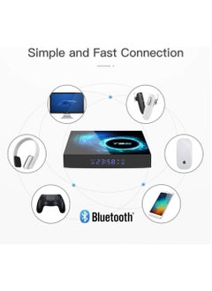 T95 T95 Android TV Box, 8GB RAM 128GB ROM, 10.0 Android TV Box 6K 3D TV Box Android H616 Quad-Core Cortex-A53 CPU, Android Box 2.4G/5G Wi-Fi 100M LAN Ethernet Bluetooth Smart TV Box  - Image 5