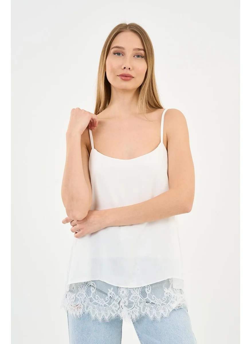 الكسندر جاردي Lace Strap Blouse (ARTNR5473)