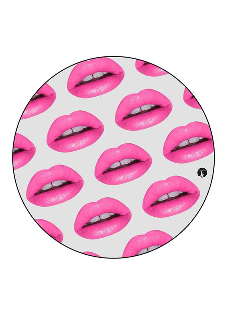 RKN Mouths Printed Round Pin Badge Multicolour - Image 2