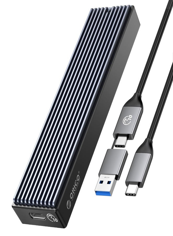 ORICO M.2 NVMe SSD Enclosure, USB 3.1 Gen 2 (10 Gbps) PCIe External Adapter NVMe Case for 2230/2242/2260/2280 M.2 SSD up to 8TB, UASP Supported - M2PV - Image 1