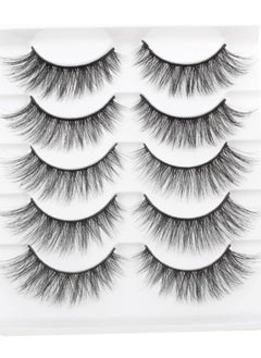 Generic Artificial eyelashes 10 pieces/box, dense and long, reusable, ideal for daily use, dates, parties, art shows, and excursions  - Image 4