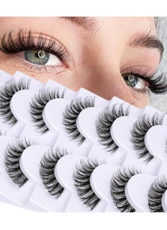 Generic Artificial eyelashes 10 pieces/box, dense and long, reusable, ideal for daily use, dates, parties, art shows, and excursions  - Image 1